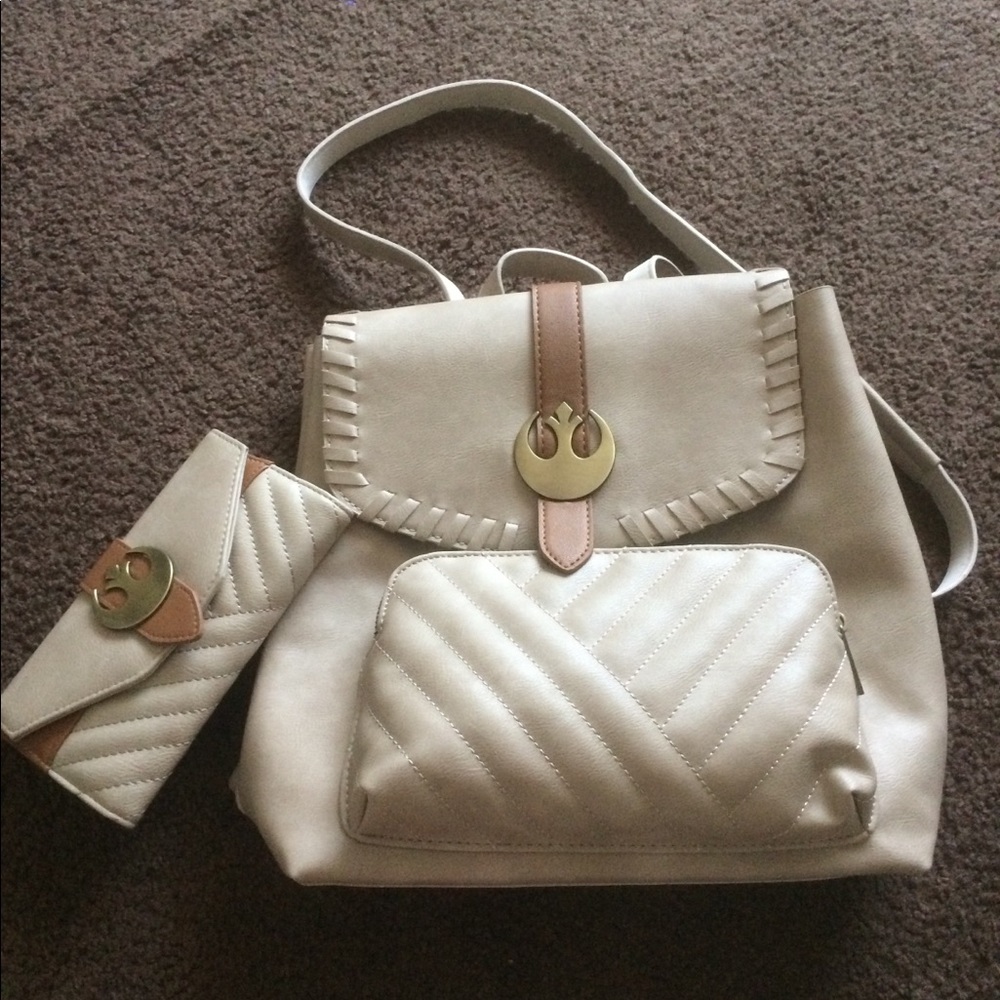 Star Wars Rey Skywalker Backpack and wallet